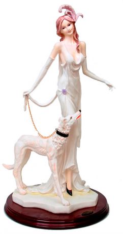 Euro Artista Ga-20 статуэтка "дама с собакой"