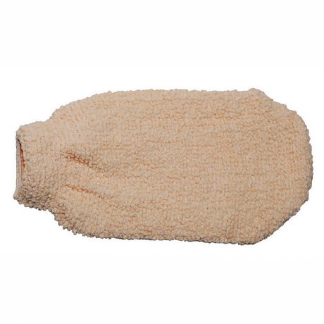 Inter-Vion Мочалка натуральная рукавица светлая 58708-7240