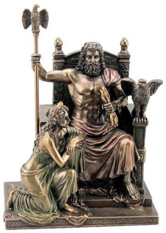 Veronese Статуэтка зевс и гера на троне