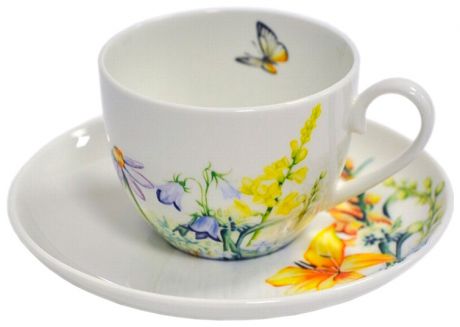 Campanella Набор чашка с блюдцем летние цветы