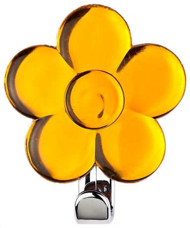 Primanova Декоративный крючок цветок (жёлтый)