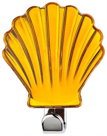 Primanova Декоративный крючок ракушка (жёлтый)