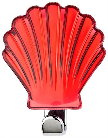 Primanova Декоративный крючок ракушка (красный)
