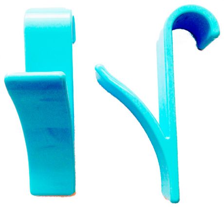 Primanova Комплект крючков (2 шт.) для полотенцесущителя (голубой) d=20мм
