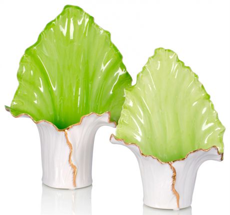 Homephilosophy Ваза из керамики lettuce (большая), 100205-206