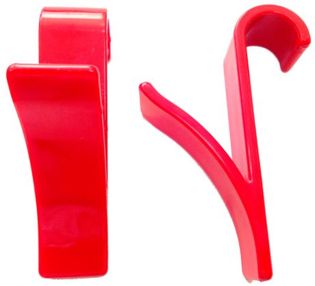 Primanova Комплект крючков (2 шт.) для полотенцесущителя (красный) d=20мм