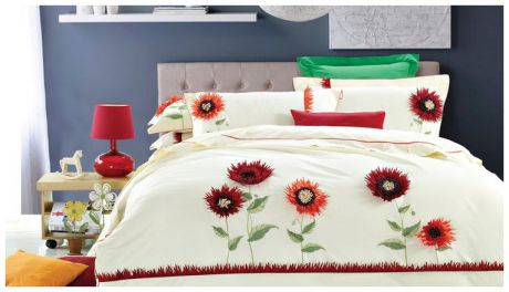 Tango Bed set сатин евро 2 наволочки cristelle, tcr04-07 код 1065