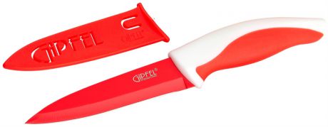 Gipfel 6797 gipfel нож picnic в пластиковом чехле, пластиковая красная ручка (нерж. сталь)