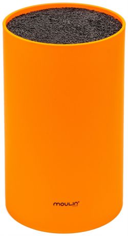 Moulinvilla Подставка для ножей универсальная, пластиковая, оранжевая
