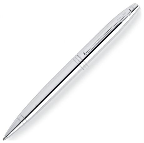 Cross Шариковая ручка cross calais. цвет - серебристый., at0112-1
