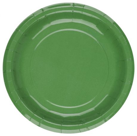 ЮниСтокТрейд Набор из 6 тарелок (228мм) зеленый