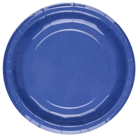 ЮниСтокТрейд Набор из 6 тарелок (228мм) синий