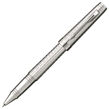 Parker Роллерная ручка parker premier, цвет - серебро, s0887990