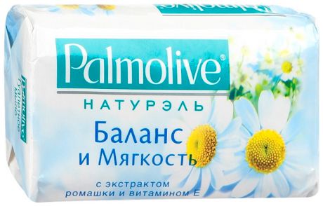 Palmolive Мыло palmolive натурэль белое баланс и мягкость (ромашка и вит. е) 4*90 гр