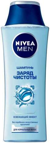 Nivea Шампунь nivea for men заряд чистоты 250мл