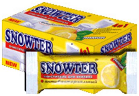 Snowter Зап.блок snowter д/очистит. лимон, 40г