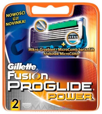 Gillette Кассеты сменные fusion proglide для бритья 2шт