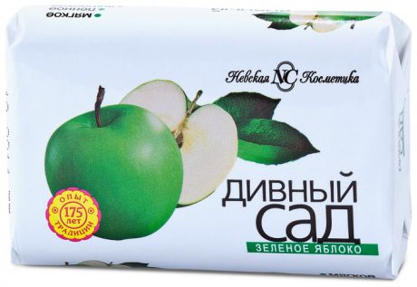 Невская Косметика Мыло нк дивный сад зел.яблоко  90г
