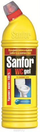 Sanfor Средство для чистки и дезинф. sanfor wc gel  лимонная свежесть 750 мл