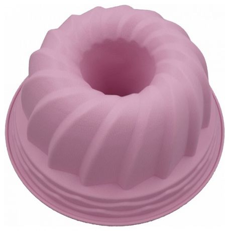 Alpenkok Форма для выпечки кекса силиконовая ak-6037s темно-розовая