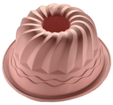 Webber Форма o24х11см для выпечки кекса силиконовая be-4222s темно-розовая