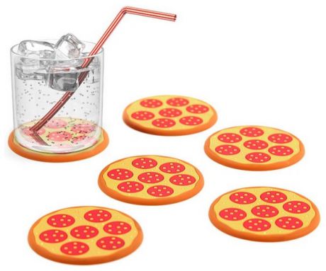 Balvi Подставка под стаканы pizza 6шт