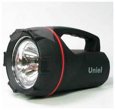 Uniel Фонарь-прожектор светодиодный uniel (08423) аккумуляторный 140 лм s-sl018-ba black