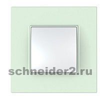 Schneider Рамка Unica Quadro четырехместная пластиковая (матовое стекло)