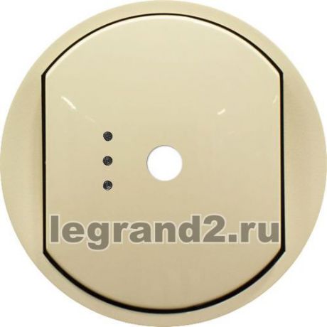 Legrand Лицевая панель Celiane для выключателя с индикацией PLC, слоновая кость
