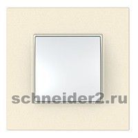 Schneider Рамка Unica Quadro одноместная (карамель)