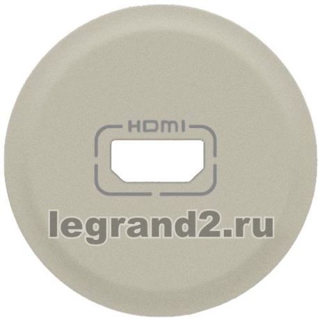 Legrand Лицевая панель Celiane для розетки аудио/видео HDMI, титан