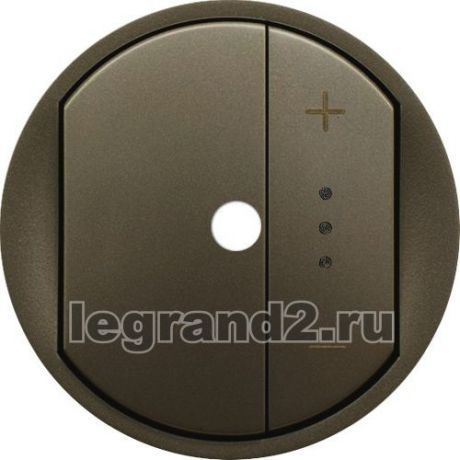 Legrand Лицевая панель Celiane для светорегулятора PLC/ИК с индикацией, графит