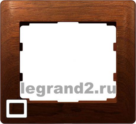 Legrand Рамка деревянная Galea Life на 1 пост (вишня)