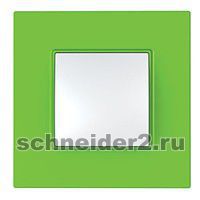 Schneider Рамка Unica Quadro трехместная (киви)