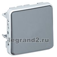 Legrand Выключатель Plexo промежуточный IP55 (серый)