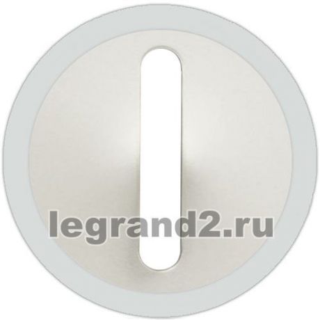 Legrand Лицевая панель Celiane для бесшумного выключателя с подсветкой по контуру, белый