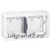 Legrand Mosaic Коробка накладная бел. 4/5м,H40мм
