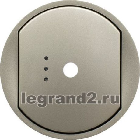Legrand Лицевая панель Celiane для выключателя с индикацией PLC, титан