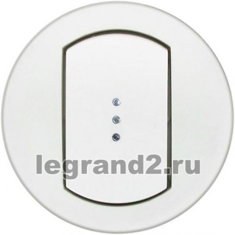 Legrand Влагозащищенная лицевая панель Celiane IP44 для выключателя с индикацией, белый