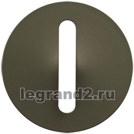 Legrand Лицевая панель Celiane для выключателя бесшумного, графит