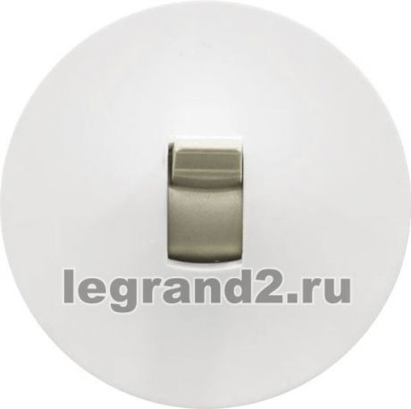 Legrand Лицевая панель Celiane для рычажкового выключателя с подсветкой по контуру, белый