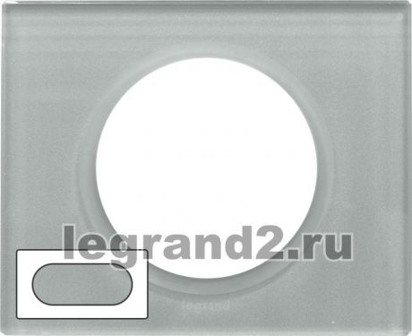 Legrand Рамка 4/5 модулей Legrand Celiane (смальта металлик)
