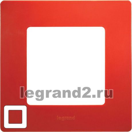 Legrand Рамка 1 пост Etika (Красная)