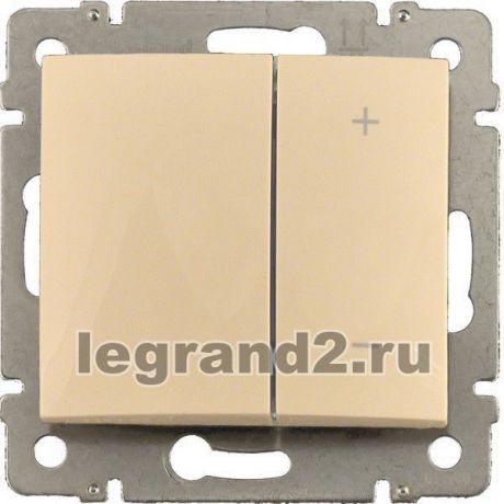 Legrand Светорегулятор кнопочный Valena 60-600Вт (слоновая кость)