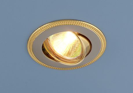 Электростандарт Точечный светильник 870 MR16 PS/GD перл. серебро/золото