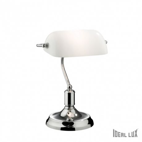 Ideal Lux Настольная лампа LAWYER TL1 CROMO