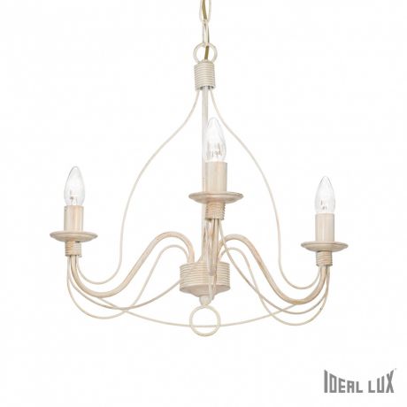 Ideal Lux Подвесная люстра CORTE SP3 BIANCO ANTICO