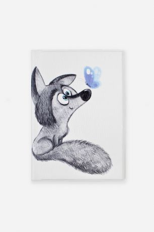 Обложка для паспорта "Волчонок"
