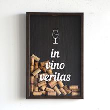 Копилка для винных пробок 'In vino veritas Ver.2'  / Темный