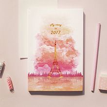 Ежедневник датированный 2017 'My Story'  / Sunset in Paris